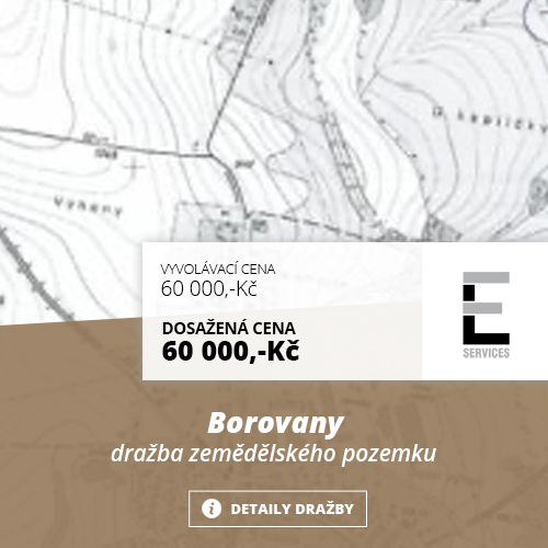 Zemědělský pozemek, Borovany - dražba | Legal Estate & Services | legalestate.cz