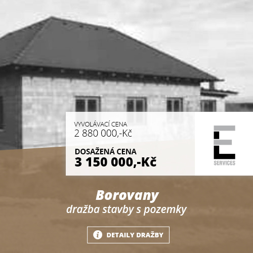 Stavba s pozemky, Borovany - dražba | Legal Estate & Services | legalestate.cz
