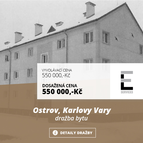 Bytová jednotka, Ostrov - Karlovy Vary - dražba | Legal Estate & Services | legalestate.cz