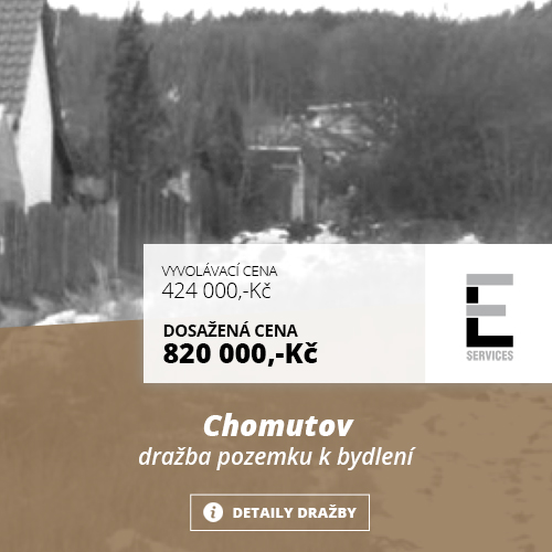Pozemek k bydlení, Chomutov - dražba | Legal Estate & Services | legalestate.cz